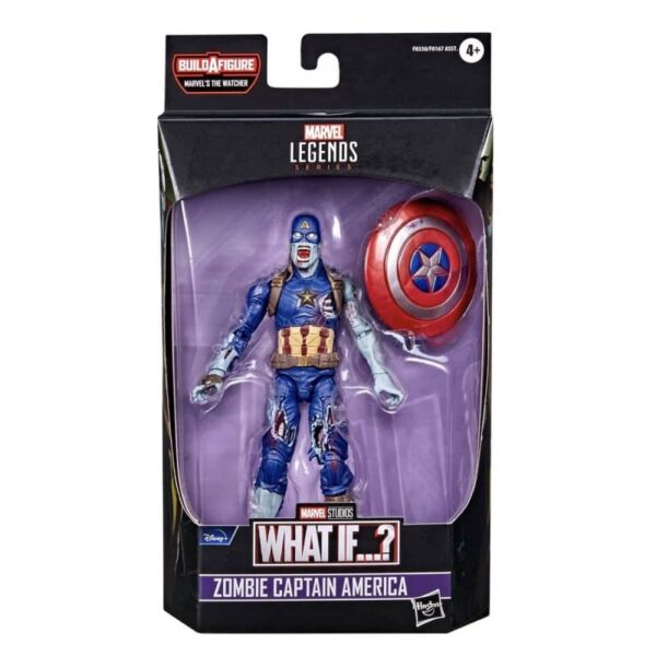 Marvel Legends What If Watcher BAF Zombie Captain America 5
