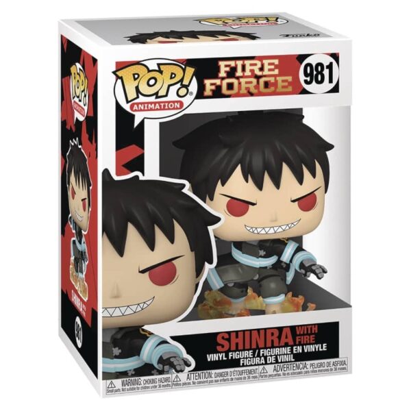 Fire Force Shinra With Fire Funko